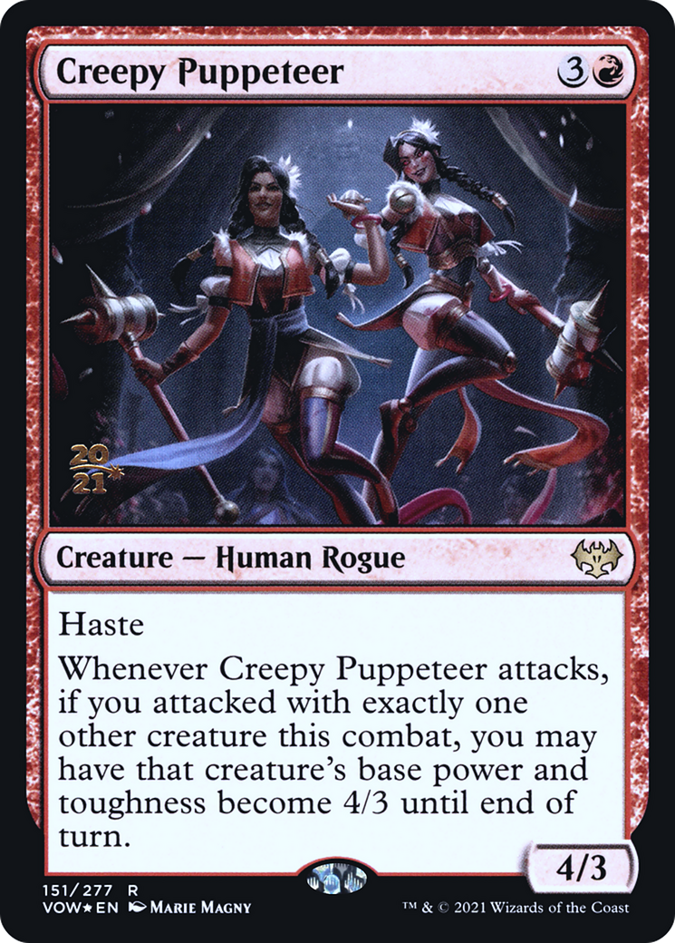 Creepy Puppeteer [Innistrad: Crimson Vow Prerelease Promos] | Grognard Games