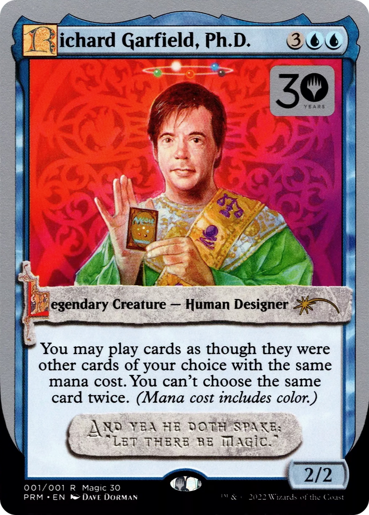 Richard Garfield, Ph.D. [30th Anniversary Promos] | Grognard Games