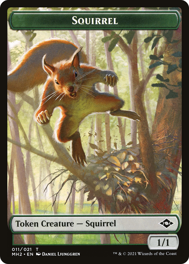 Squirrel (MH2-011) - Modern Horizons 2 Tokens Foil | Grognard Games