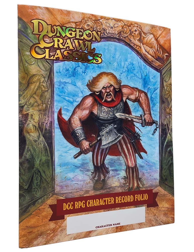 DCC RPG Character Record Folio | Grognard Games