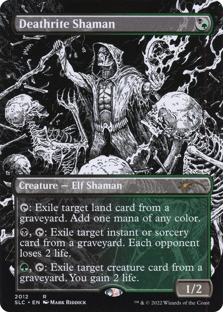Deathrite Shaman (Borderless) [Secret Lair 30th Anniversary Countdown Kit] | Grognard Games