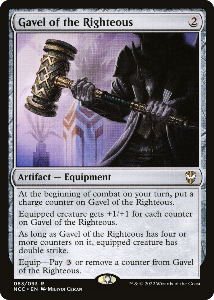 Gavel of the Righteous [Streets of New Capenna Commander] | Grognard Games
