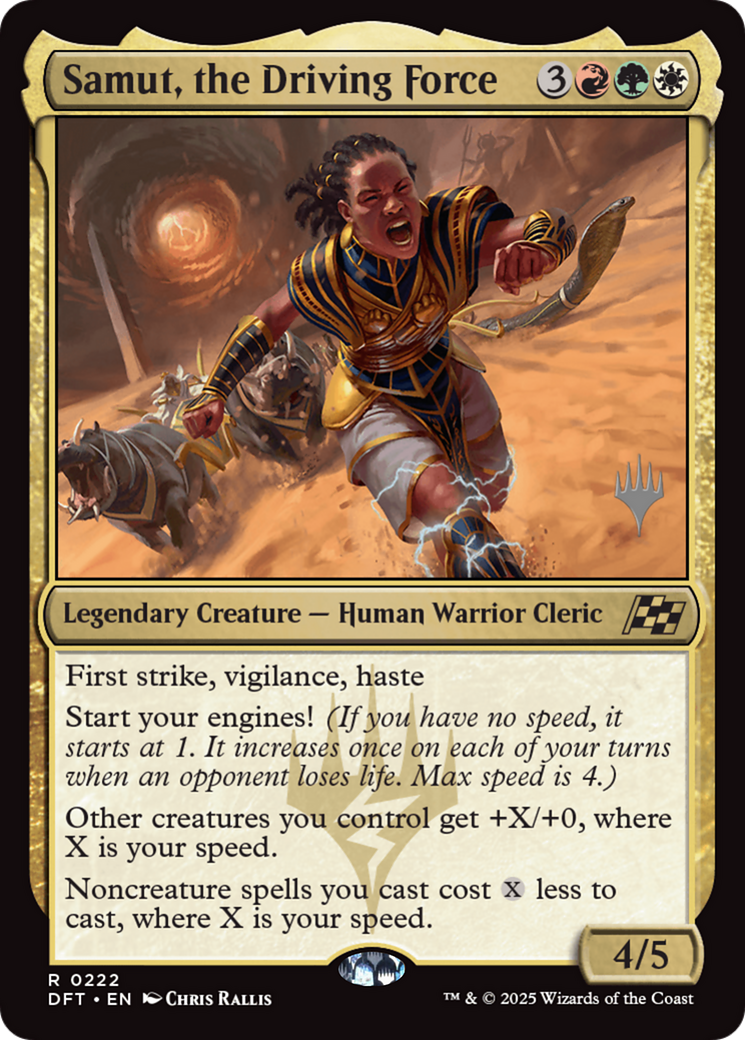 Samut, the Driving Force (Promo Pack) [Aetherdrift Promos] | Grognard Games