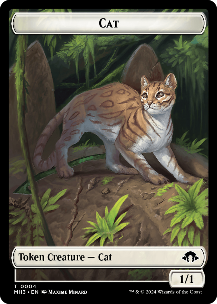 Cat Token [Modern Horizons 3 Tokens] | Grognard Games