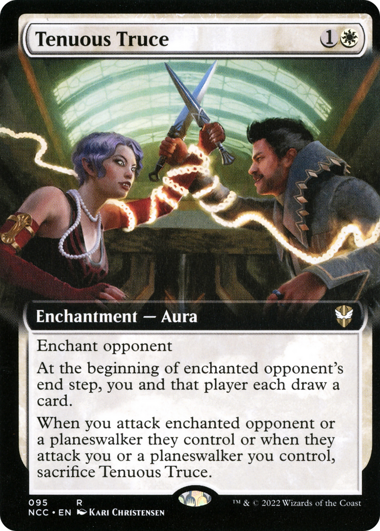 Tenuous Truce (Extended Art) [Streets of New Capenna Commander] | Grognard Games