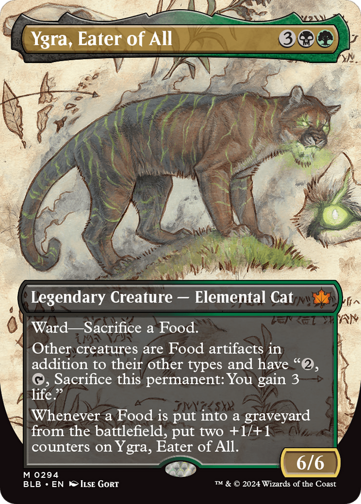 Ygra, Eater of All (Borderless) [Bloomburrow] | Grognard Games