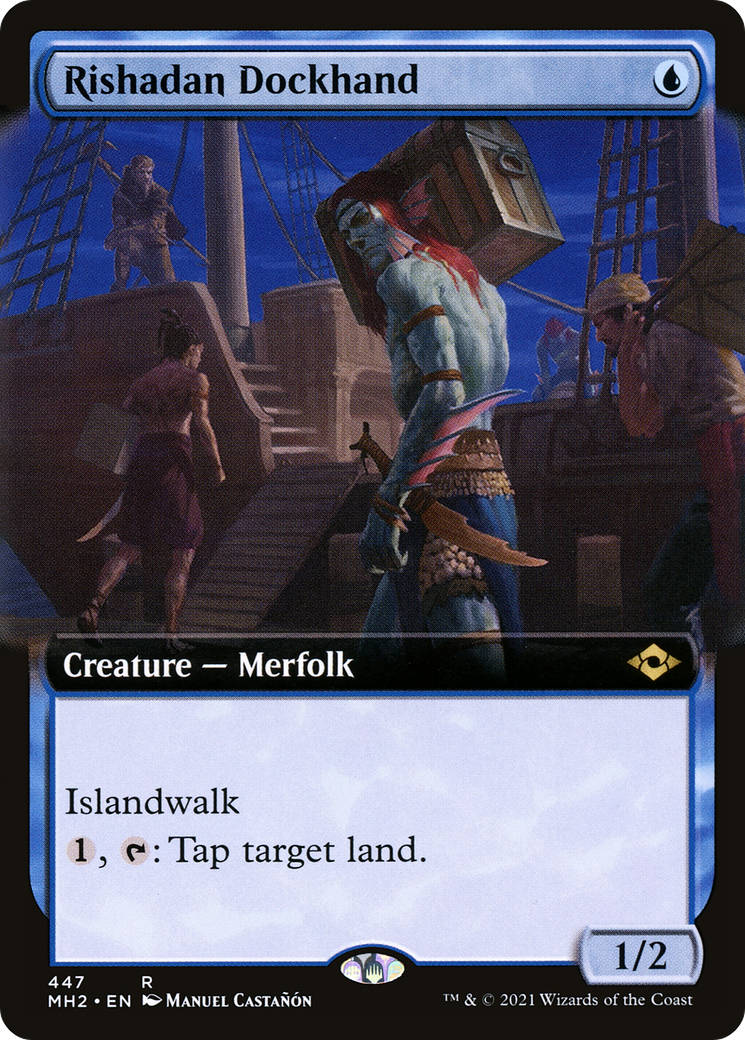Rishadan Dockhand (Extended Art) [Modern Horizons 2] | Grognard Games