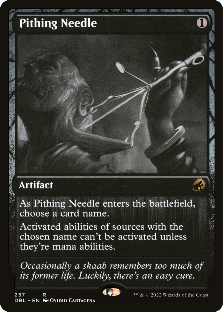 Pithing Needle [Innistrad: Double Feature] | Grognard Games