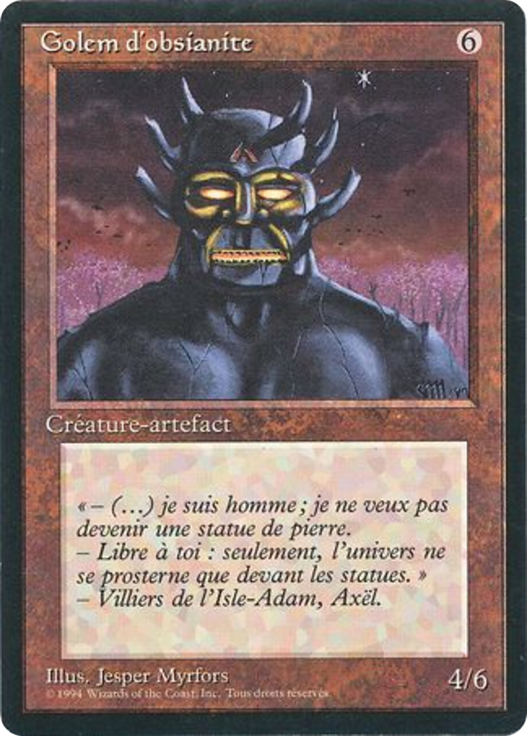 Obsianus Golem [Foreign Black Border] | Grognard Games