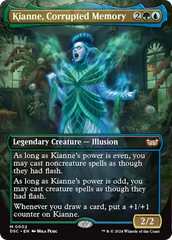 Kianne, Corrupted Memory (Borderless) [Duskmourn: House of Horror Commander] | Grognard Games