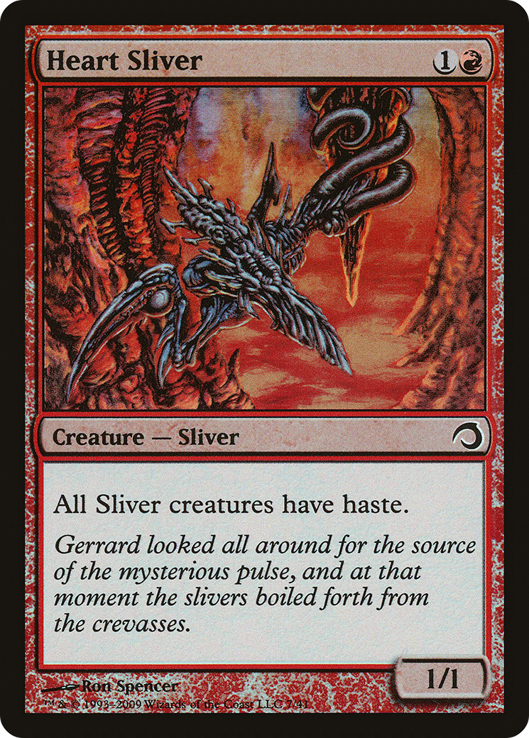 Heart Sliver [Premium Deck Series: Slivers] | Grognard Games