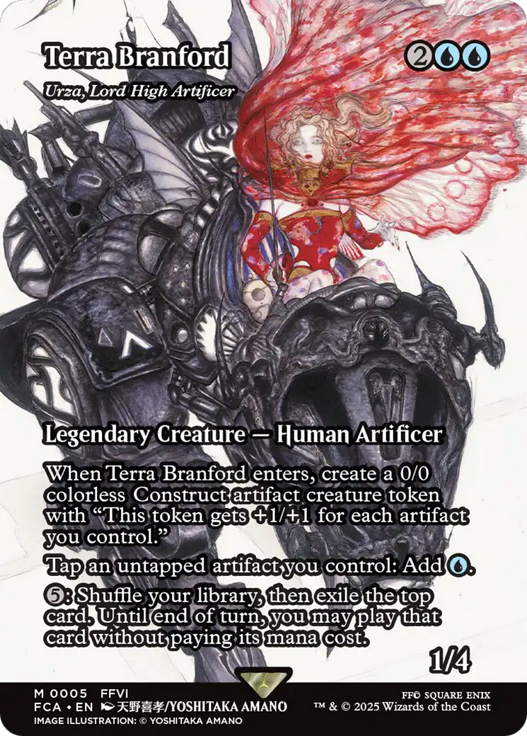 Urza, Lord High Artificer (FCA-005) - FINAL FANTASY: Through the Ages / Terra Branford (Borderless) | Grognard Games