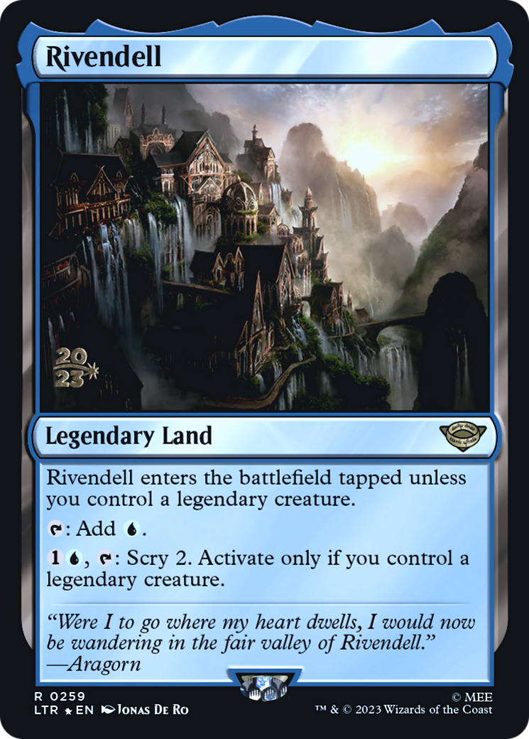 Rivendell [The Lord of the Rings: Tales of Middle-Earth Prerelease Promos] | Grognard Games