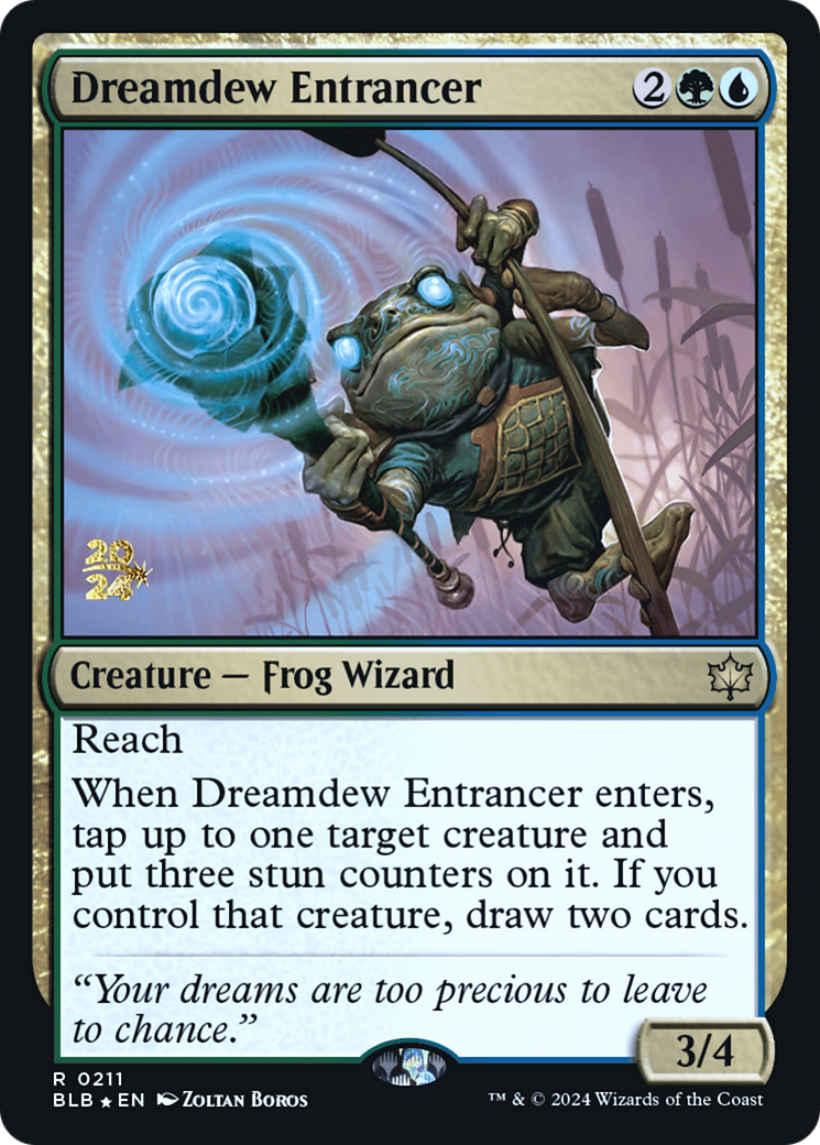 Dreamdew Entrancer [Bloomburrow Prerelease Promos] | Grognard Games