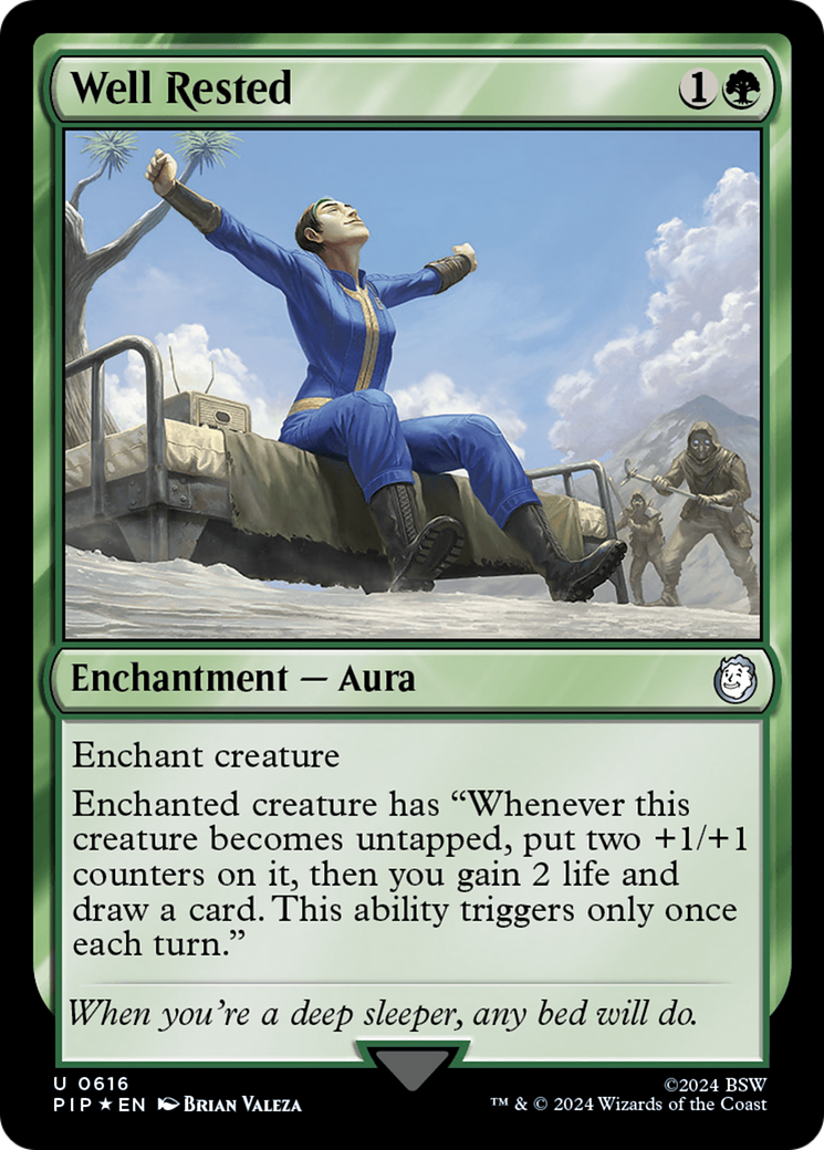 Well Rested (Surge Foil) [Fallout] | Grognard Games