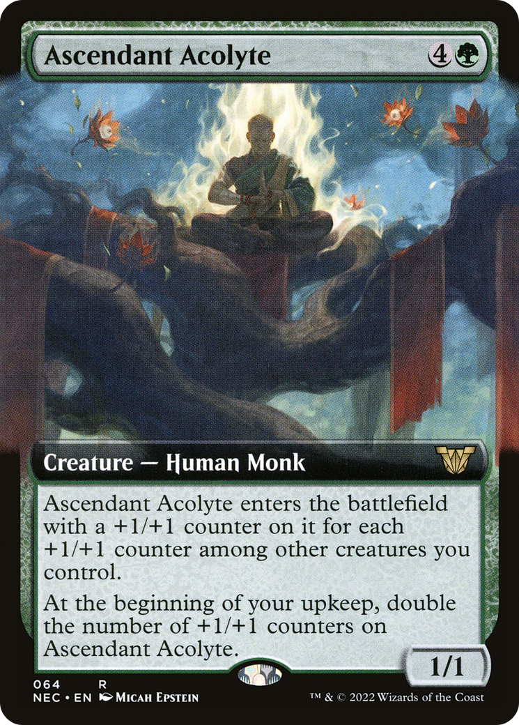 Ascendant Acolyte (Extended) [Kamigawa: Neon Dynasty Commander] | Grognard Games