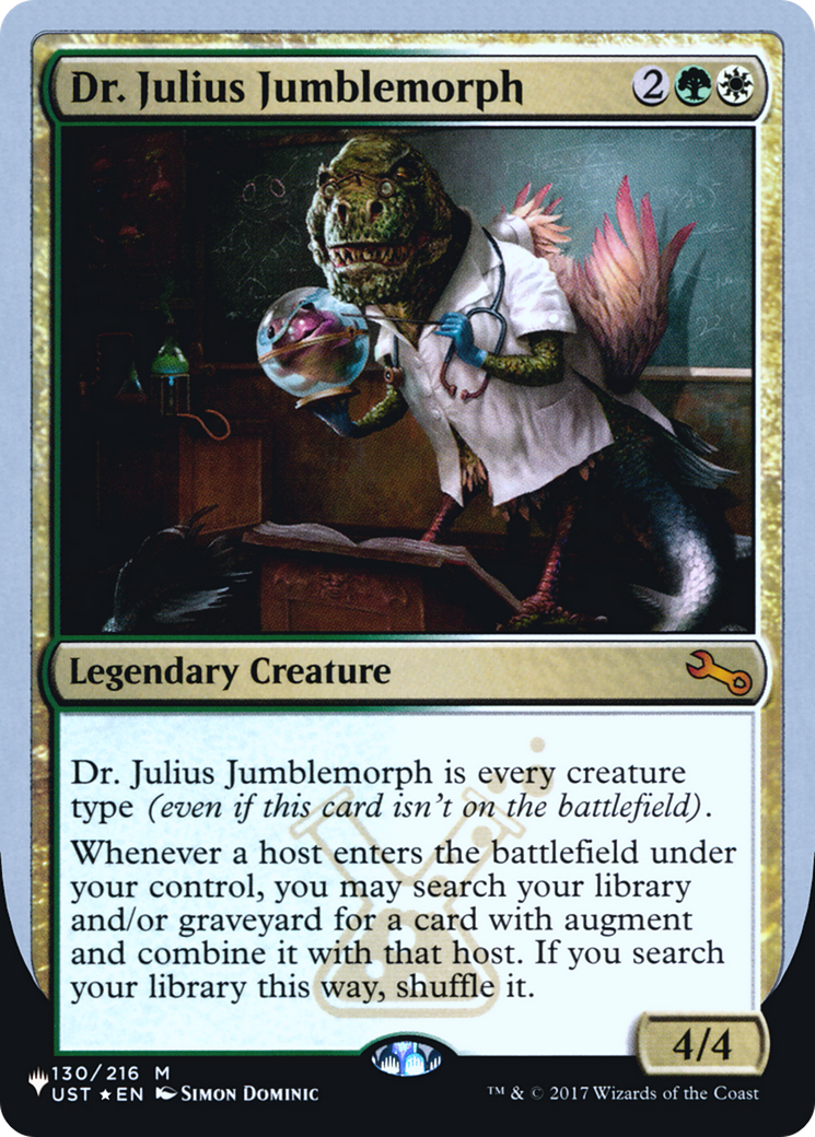 Dr. Julius Jumblemorph (Unfinity Foil Edition) [The List] | Grognard Games