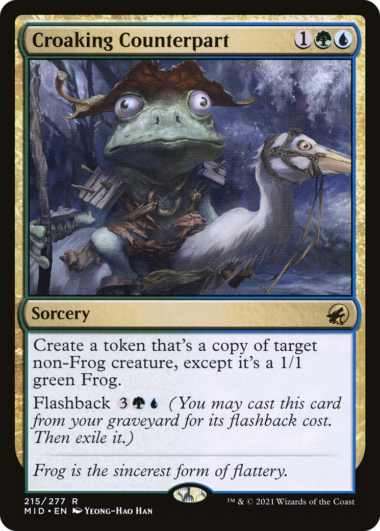 Croaking Counterpart [Innistrad: Midnight Hunt] | Grognard Games