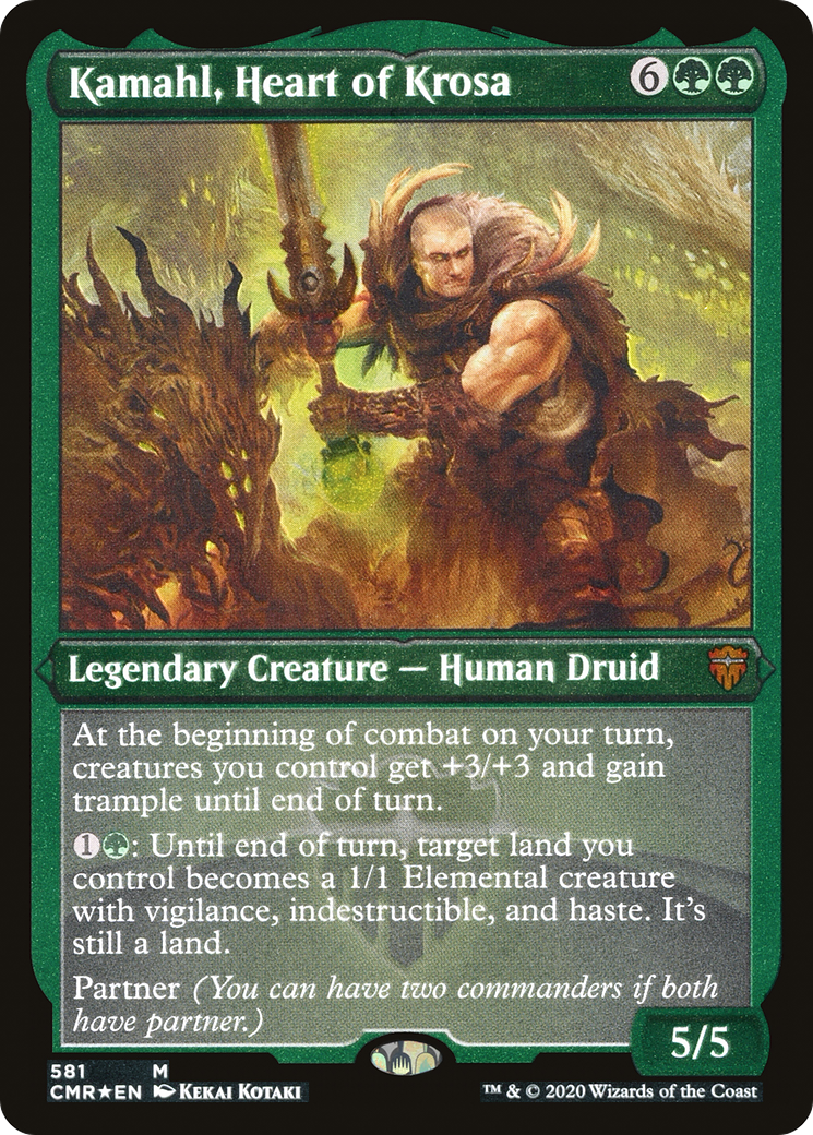 Kamahl, Heart of Krosa (CMR-581) - Commander Legends Foil | Grognard Games