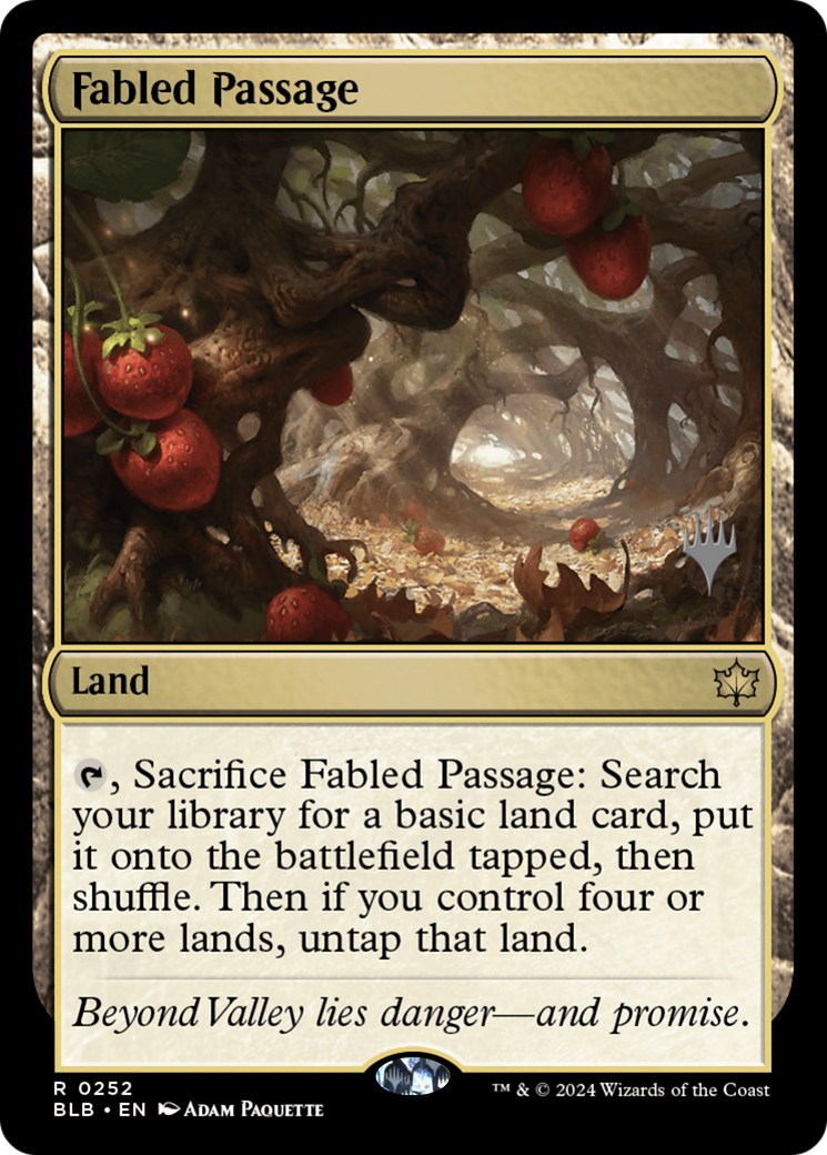 Fabled Passage (Promo Pack) [Bloomburrow Promos] | Grognard Games