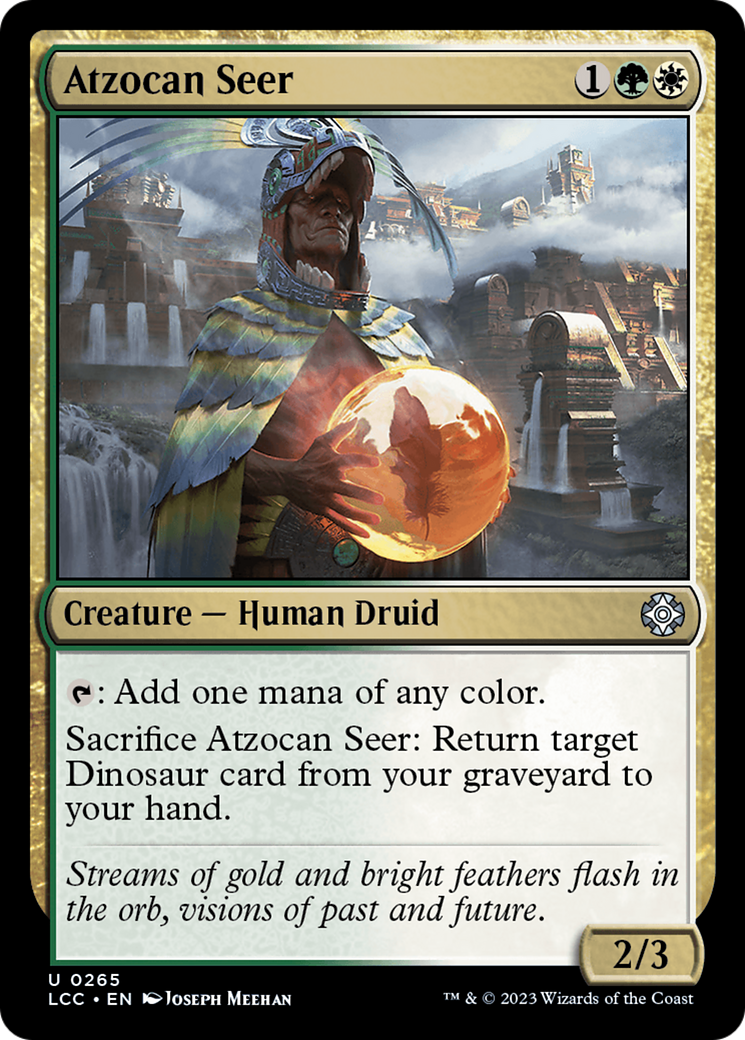 Atzocan Seer [The Lost Caverns of Ixalan Commander] | Grognard Games
