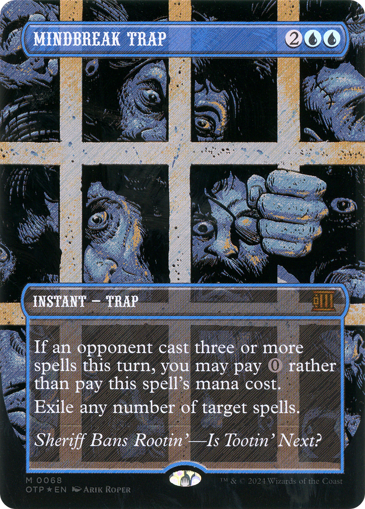 Mindbreak Trap (Textured Foil) [Outlaws of Thunder Junction: Breaking News] | Grognard Games