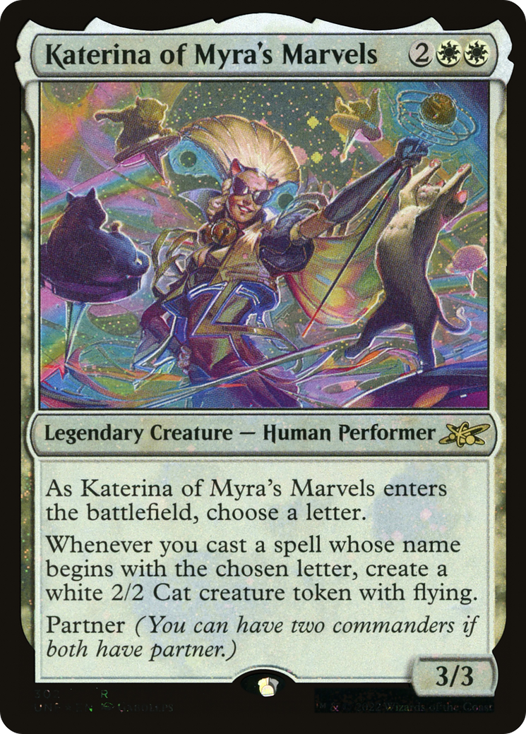 Katerina of Myra's Marvels (Galaxy Foil) [Unfinity] | Grognard Games