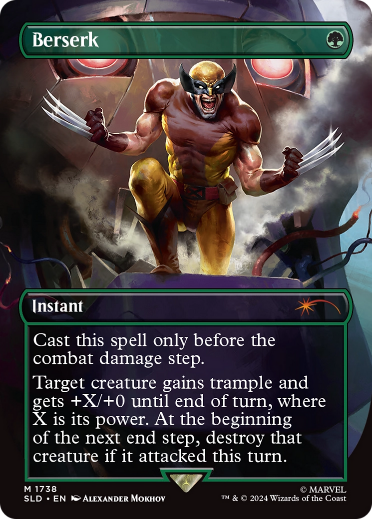 Berserk (SLD-1738) - Secret Lair Drop (Borderless) Foil | Grognard Games