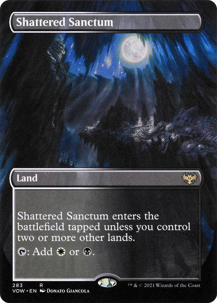 Shattered Sanctum (Borderless) [Innistrad: Crimson Vow] | Grognard Games