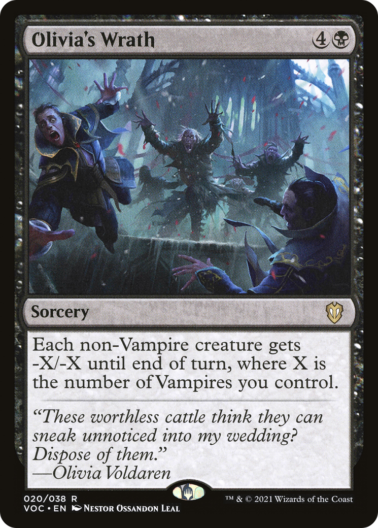 Olivia's Wrath [Innistrad: Crimson Vow Commander] | Grognard Games