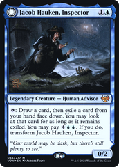 Jacob Hauken, Inspector // Hauken's Insight [Innistrad: Crimson Vow Prerelease Promos] | Grognard Games