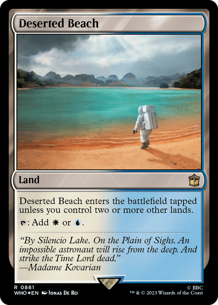 Deserted Beach (Surge Foil) [Doctor Who] | Grognard Games