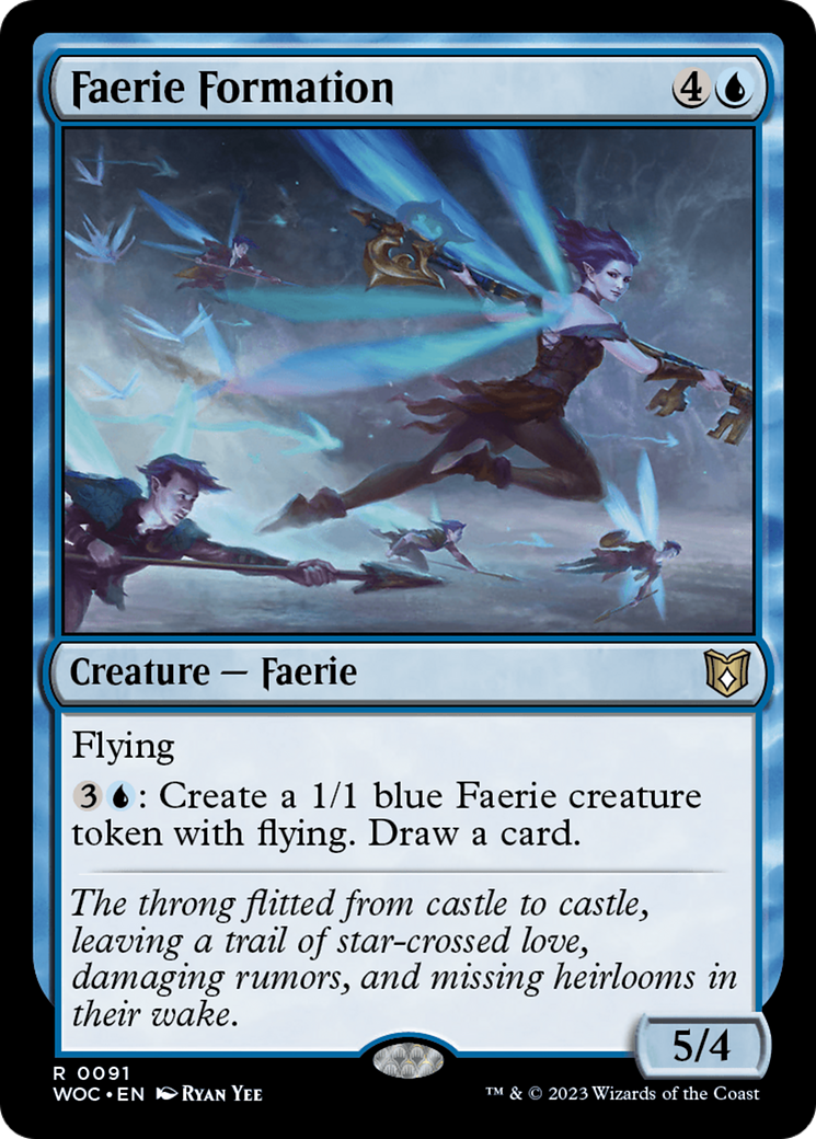 Faerie Formation [Wilds of Eldraine Commander] | Grognard Games
