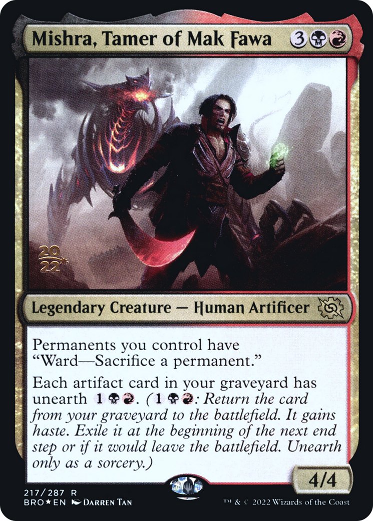 Mishra, Tamer of Mak Fawa [The Brothers' War: Prerelease Promos] | Grognard Games