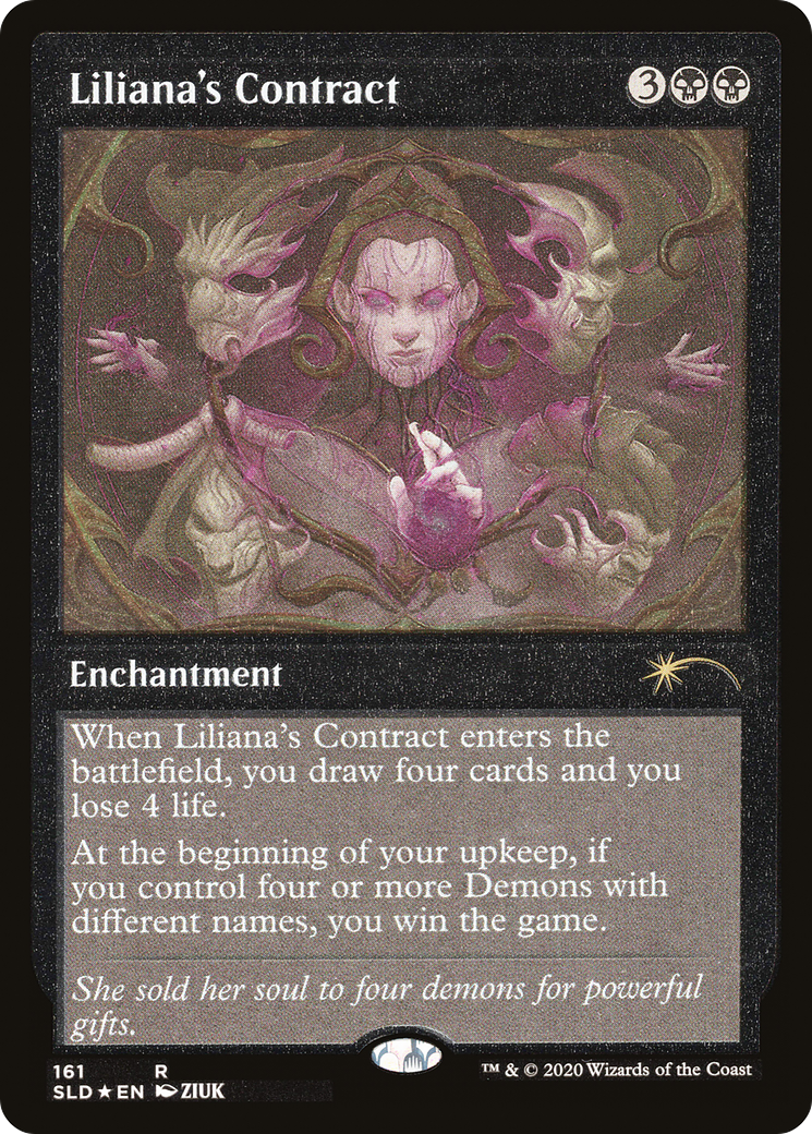 Liliana's Contract (Foil Etched) [Secret Lair Drop Series] | Grognard Games