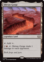 Shivan Gorge [Duskmourn: House of Horror Commander] | Grognard Games