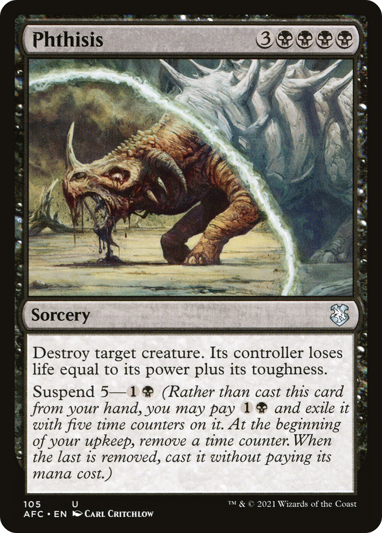Phthisis [Dungeons & Dragons: Adventures in the Forgotten Realms Commander] | Grognard Games