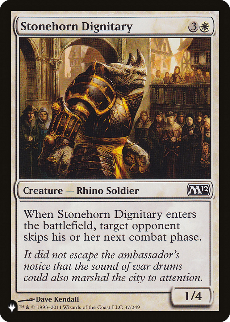 Stonehorn Dignitary [The List] | Grognard Games