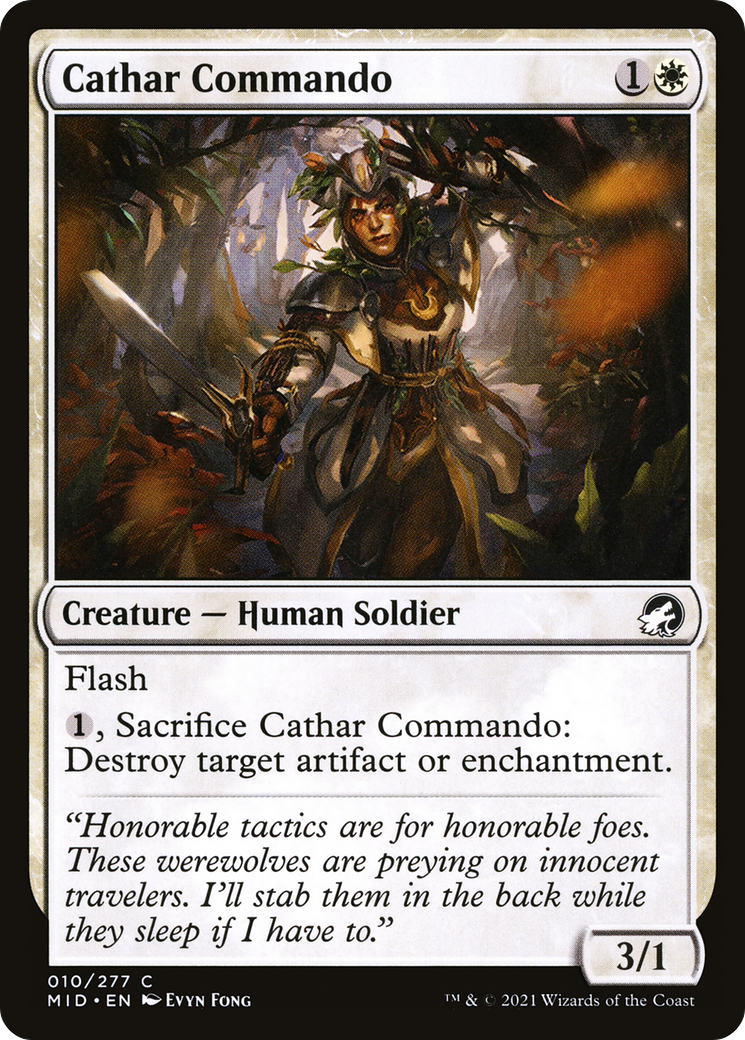 Cathar Commando [Innistrad: Midnight Hunt] | Grognard Games