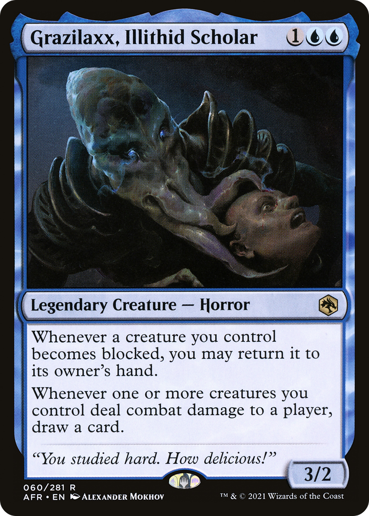 Grazilaxx, Illithid Scholar [Dungeons & Dragons: Adventures in the Forgotten Realms] | Grognard Games