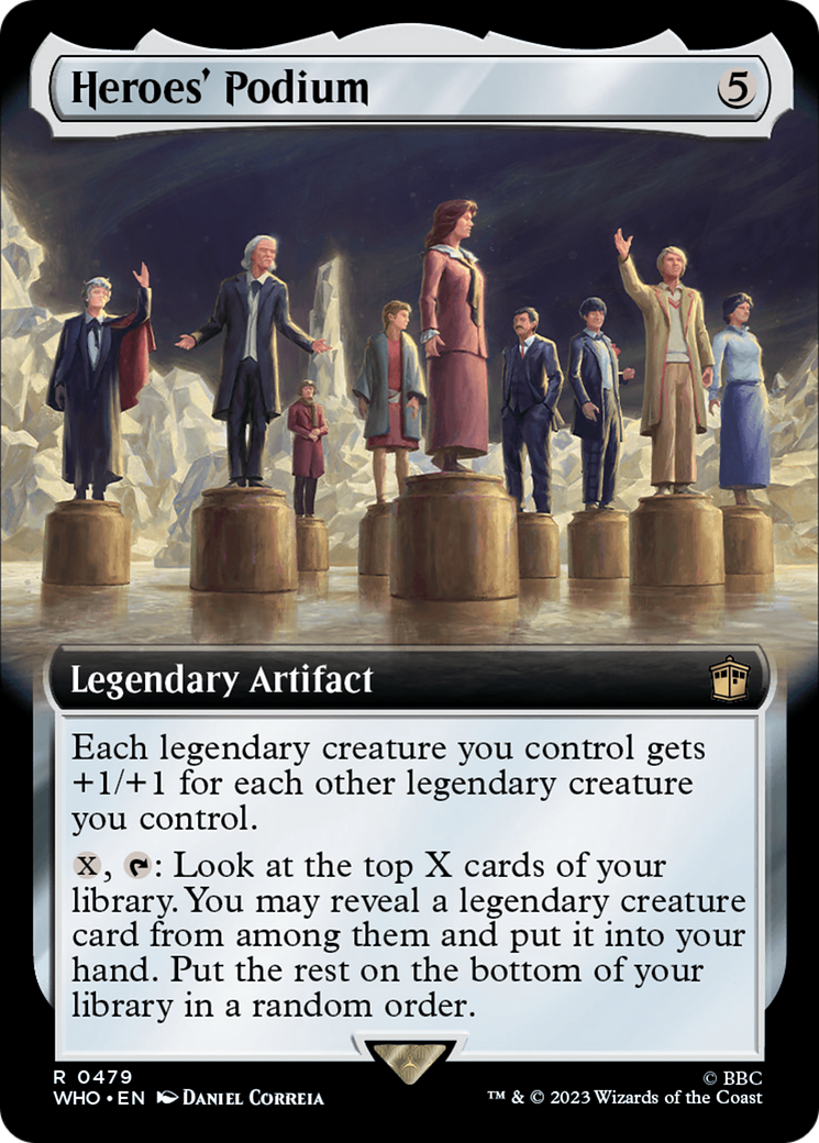 Heroes' Podium (Extended Art) [Doctor Who] | Grognard Games