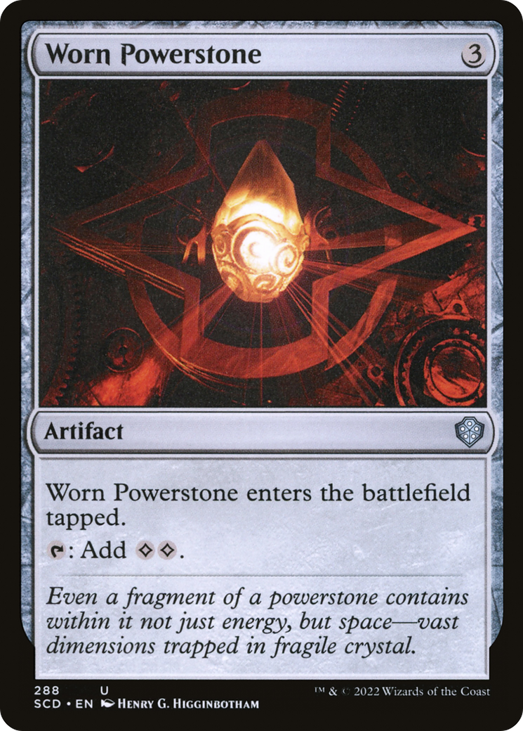 Worn Powerstone [Starter Commander Decks] | Grognard Games