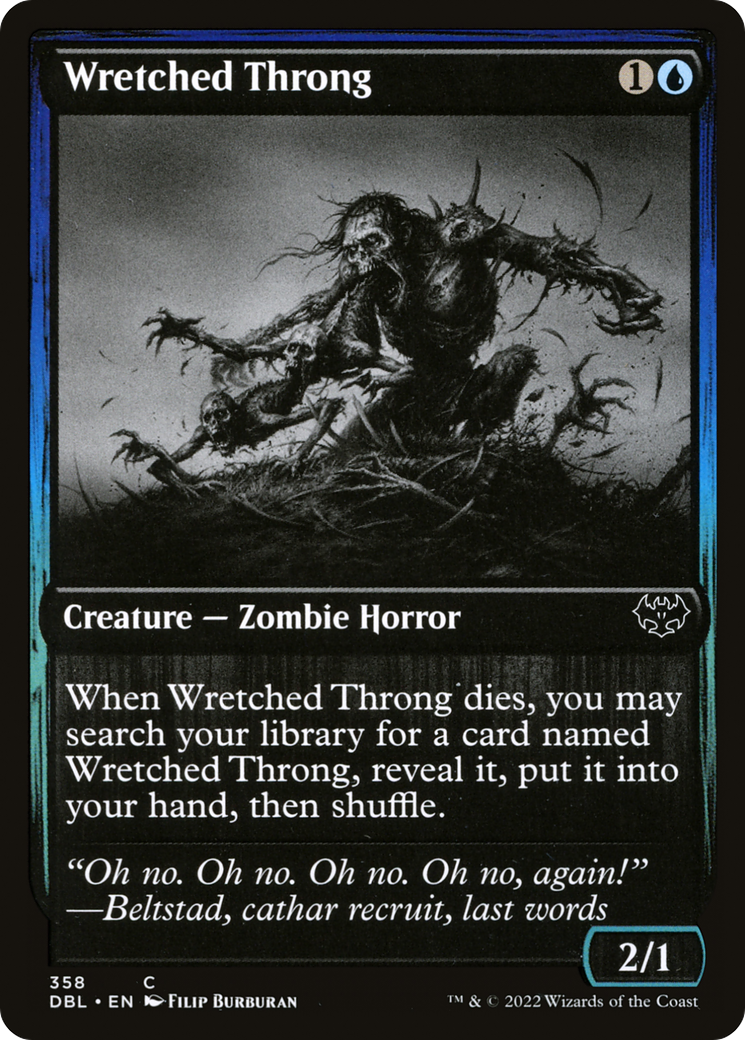 Wretched Throng [Innistrad: Double Feature] | Grognard Games