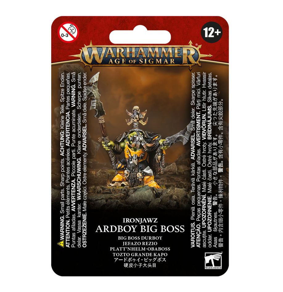 Orruk Warclans Ardboy Big Boss | Grognard Games