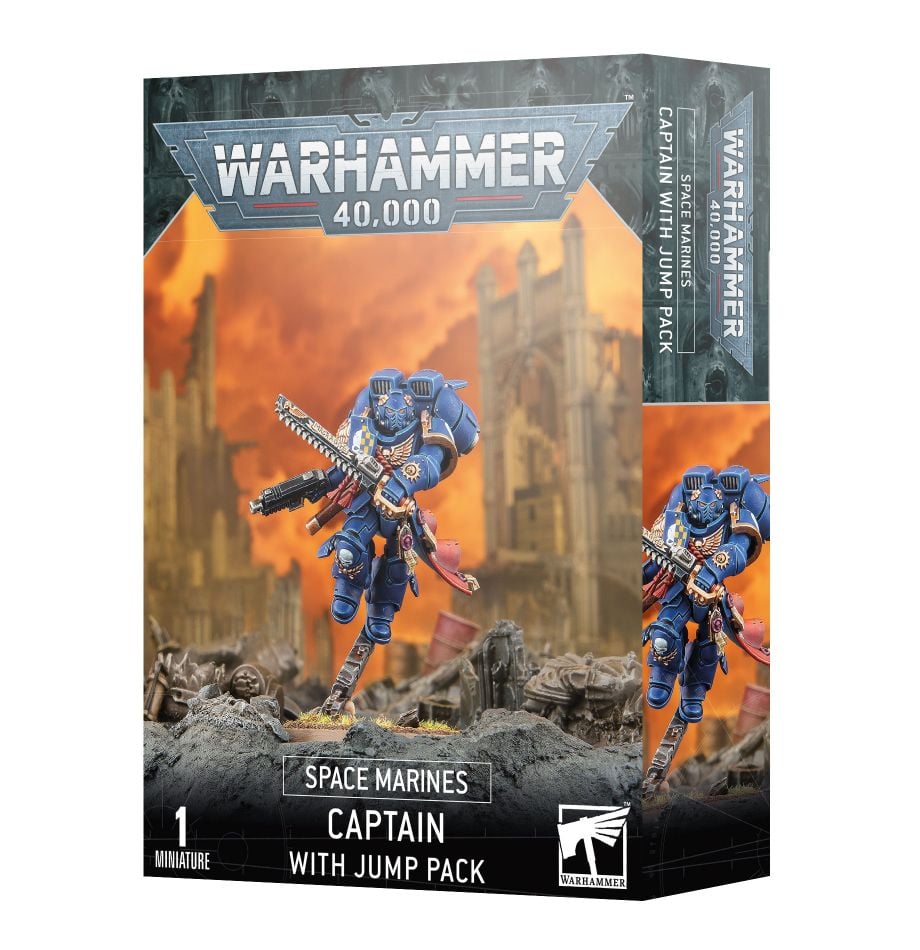 Space Marines Captain With Jump Pack | Grognard Games