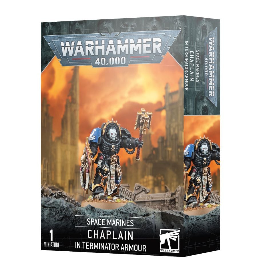 Space Marines Chaplain in Terminator Armour | Grognard Games