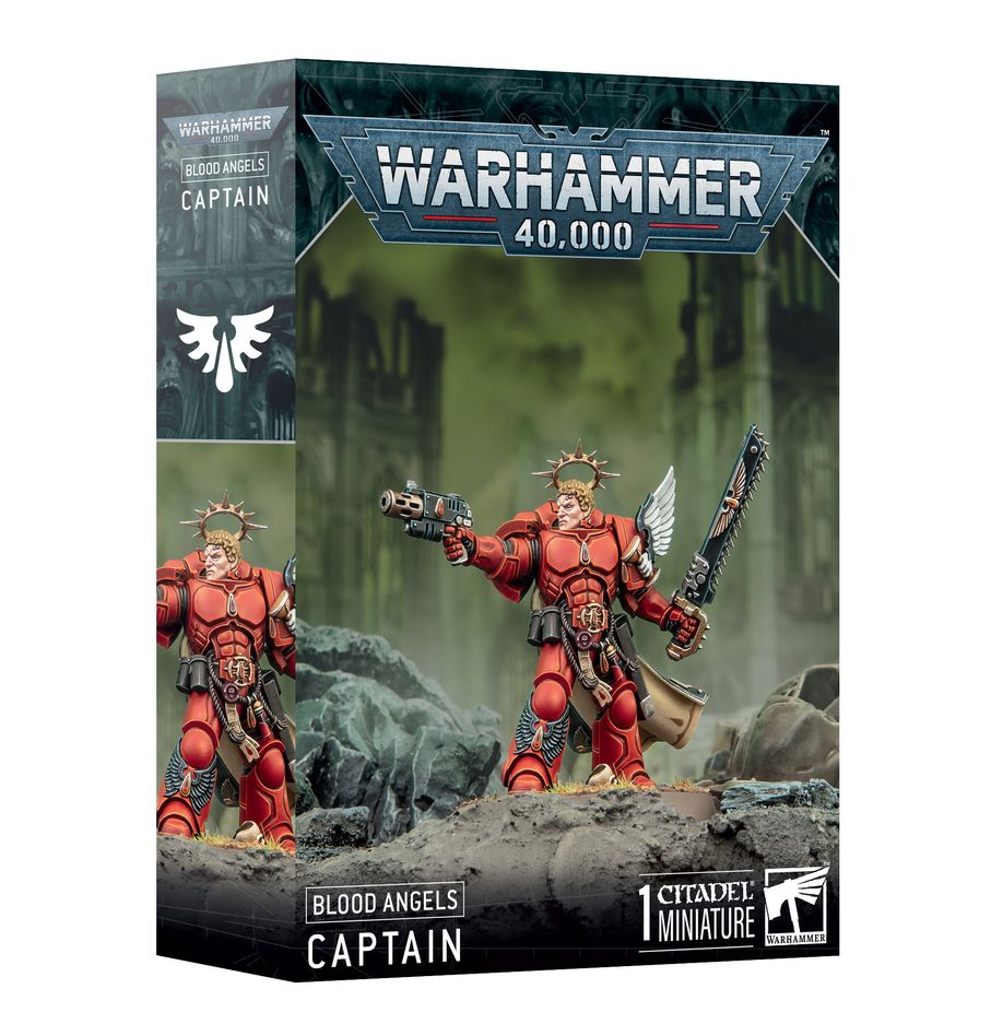 Blood Angels BLOOD ANGELS CAPTAIN | Grognard Games