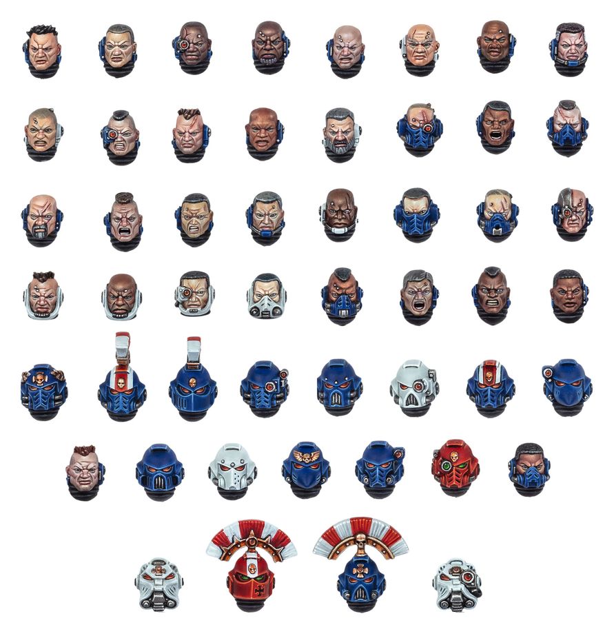 Space Marine Heads (Web) | Grognard Games