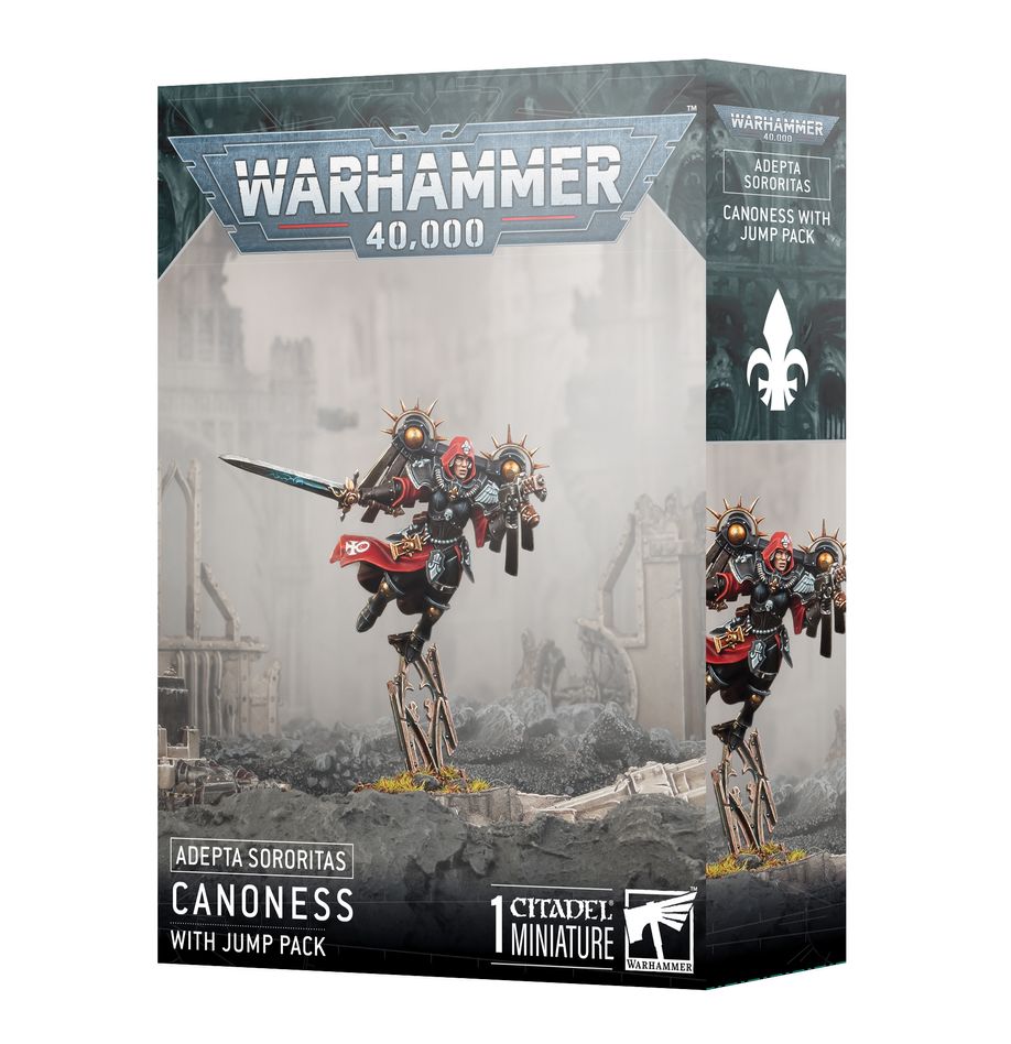 Adepta Sororitas Canoness with Jump Pack | Grognard Games