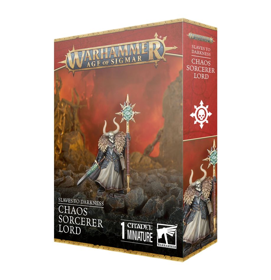 Slaves to Darkness Chaos Sorcerer Lord (Pre-order releases 12/07) | Grognard Games